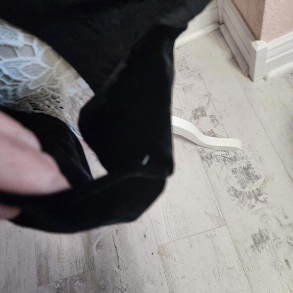 LKNW Arden B Brocade Black long coat beautiful M quality - Picture 10 of 12